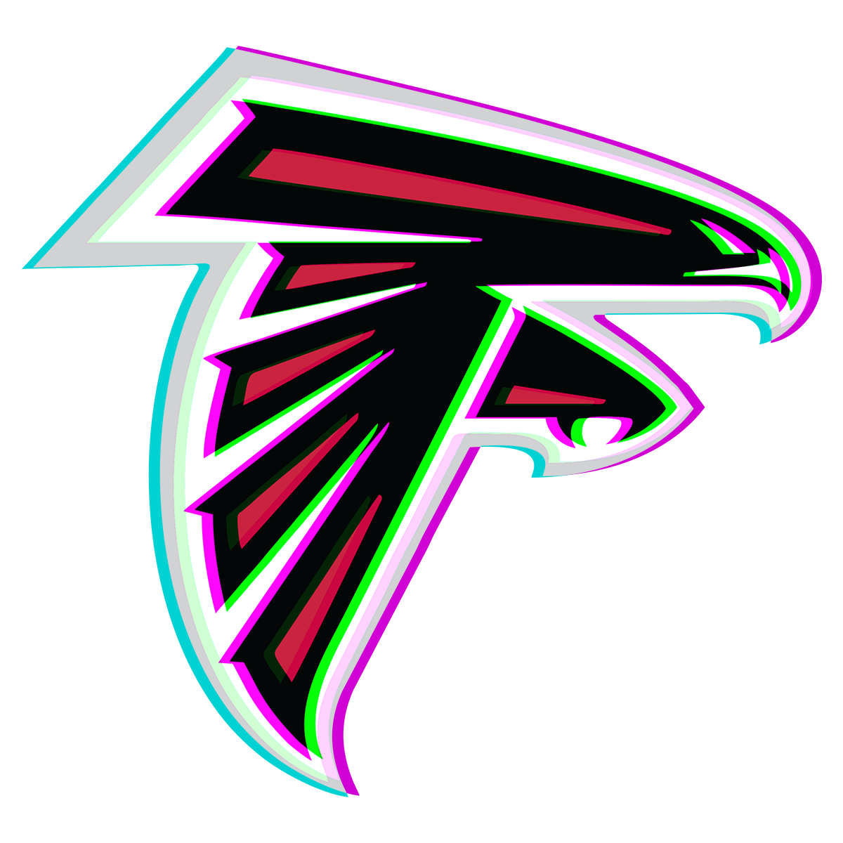 Phantom Atlanta Falcons logo decal supplier